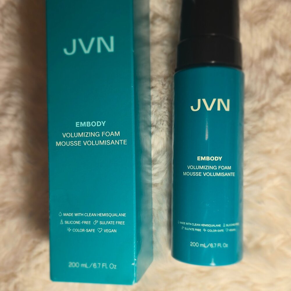 JVN Embody Volumizing Foam Clean Volume-Boosting Foam For All Hair Types